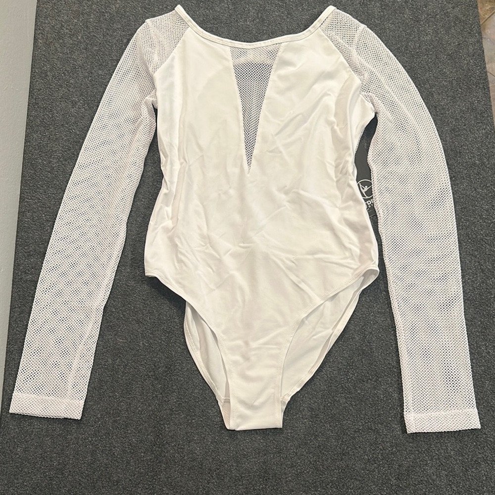 90 Degree By Reflex White Plunging V-Neck Bodysuit